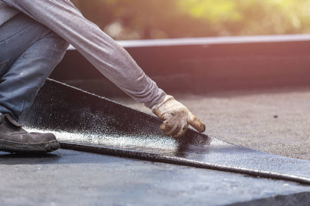 Professional Basement Waterproofing technician working in Aberdeen, IN